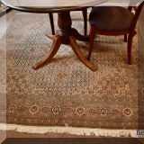 R01. Hand knotted rug.